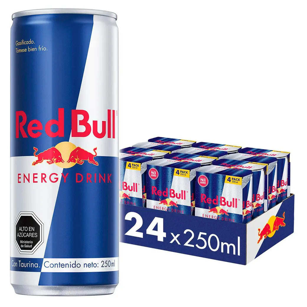 24x BEBIDA ENERGETICA RED BULL 250ML