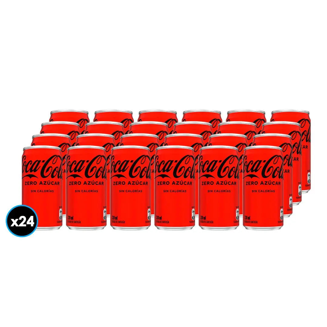 24x Bebida Coca-Cola Zero Azúcar 220cc